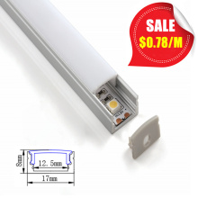Custom Surface Slim Aluminum Extrusion Heatsink Strip Light Channel LED Aluminum Profile